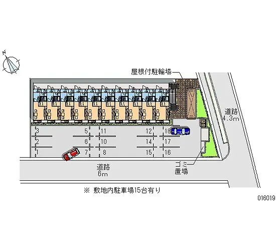 ★手数料０円★姫路市別所町佐土３丁目　月極駐車場（LP）